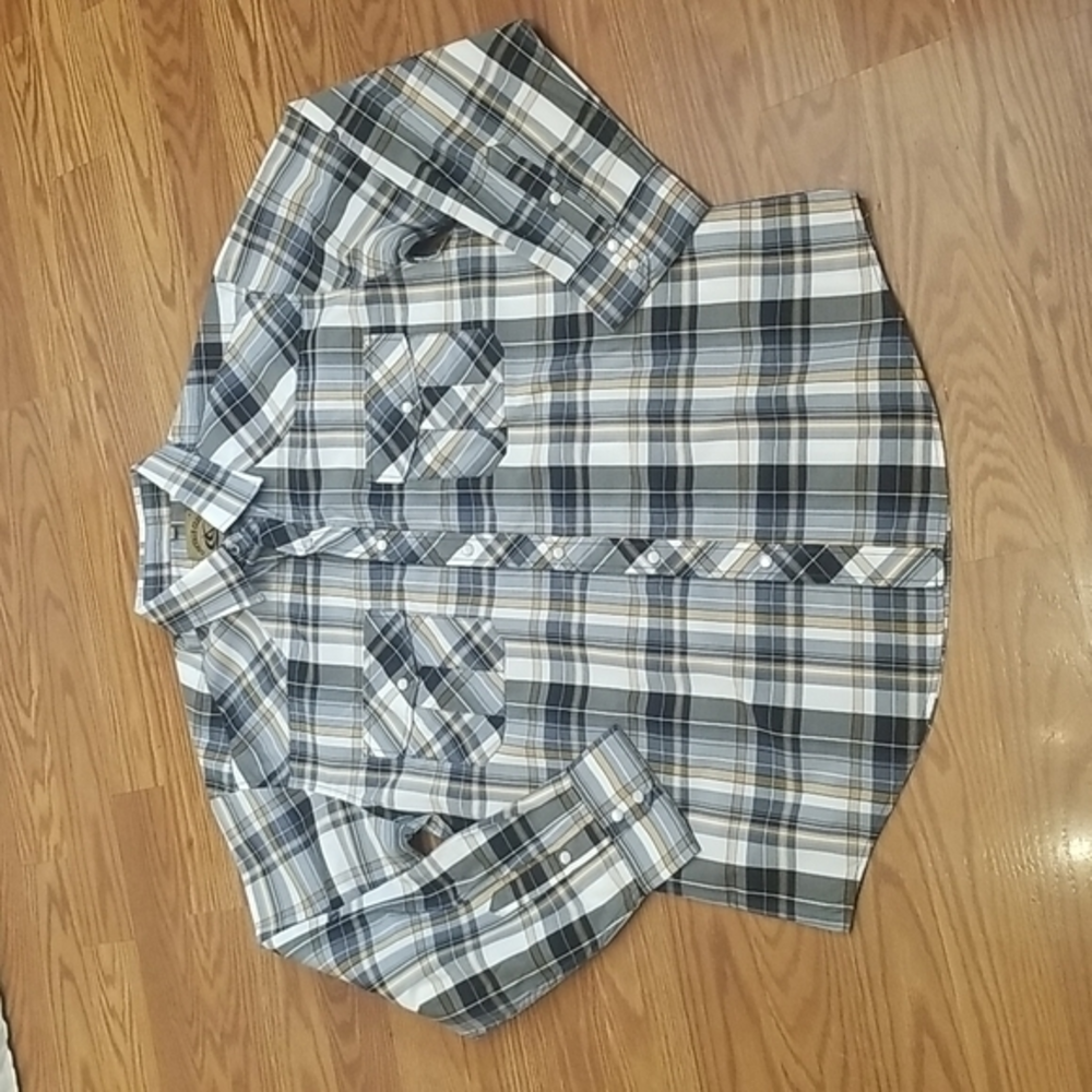 New coevals club snap down shirt‎ lg